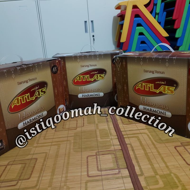 Sarung Atlas Idaman Harmoni Gold Anemone Motif Sarung BHS SGA Dan BHS SGE