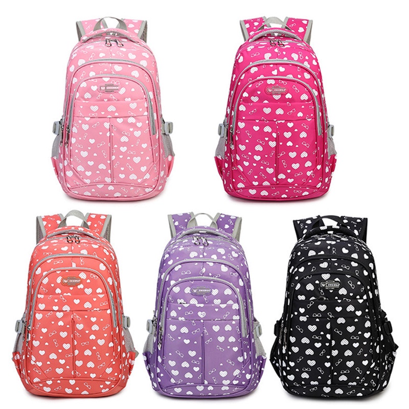 Tas Ransel Sekolah love love polka for a queen stuff SD SMP SMA KULIAH Travel Bag