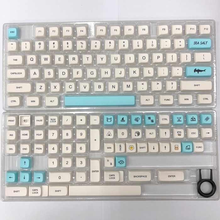 KEYCAPS PBR SEA SALT MILK XDA PROFILE MECHANICAL KEYBOARD SUBLIM