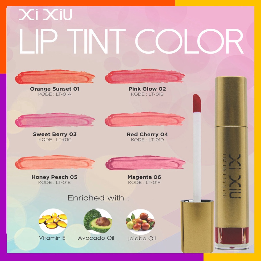 Xi XiU - LIP TINT COLOR BPOM ORIGINAL / LIP TINT