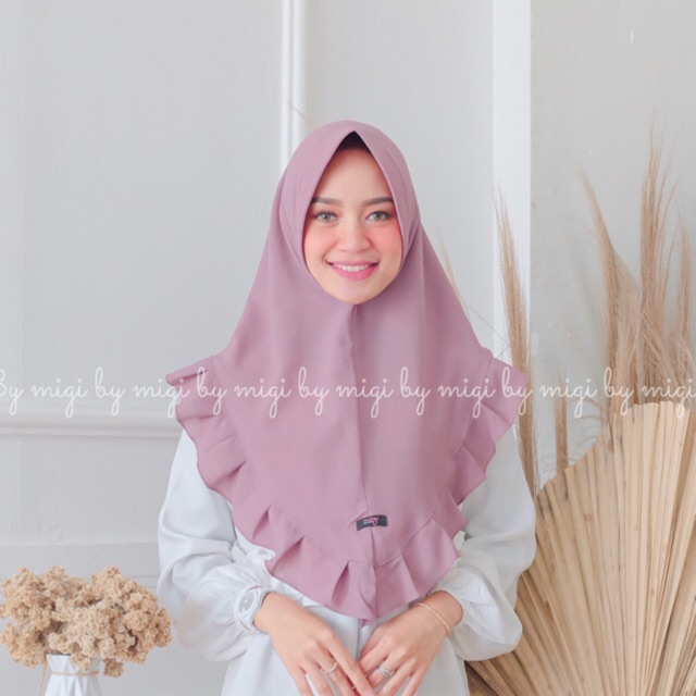 Pet rempel by migi original 1000% / hijab migi / khimar migi / instan migi