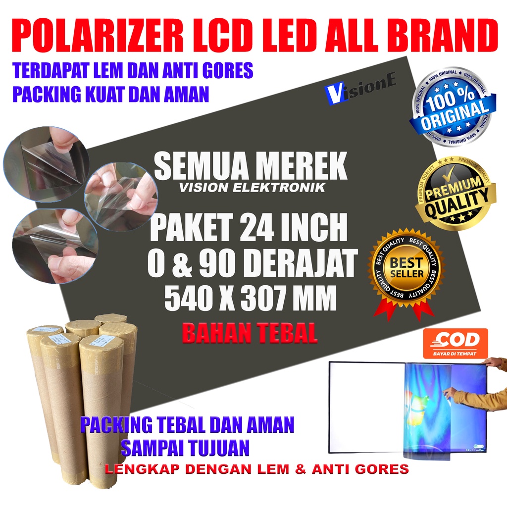 Polarizer 24 Inch luar dan dalam