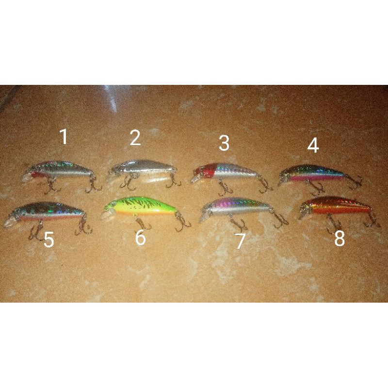 Minnow singking replika agile 100rb 7pcs