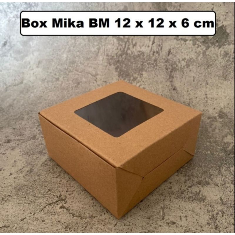 

Dus Kraft Mika 12 x 12 x 6 / Packaging / Dus Kue