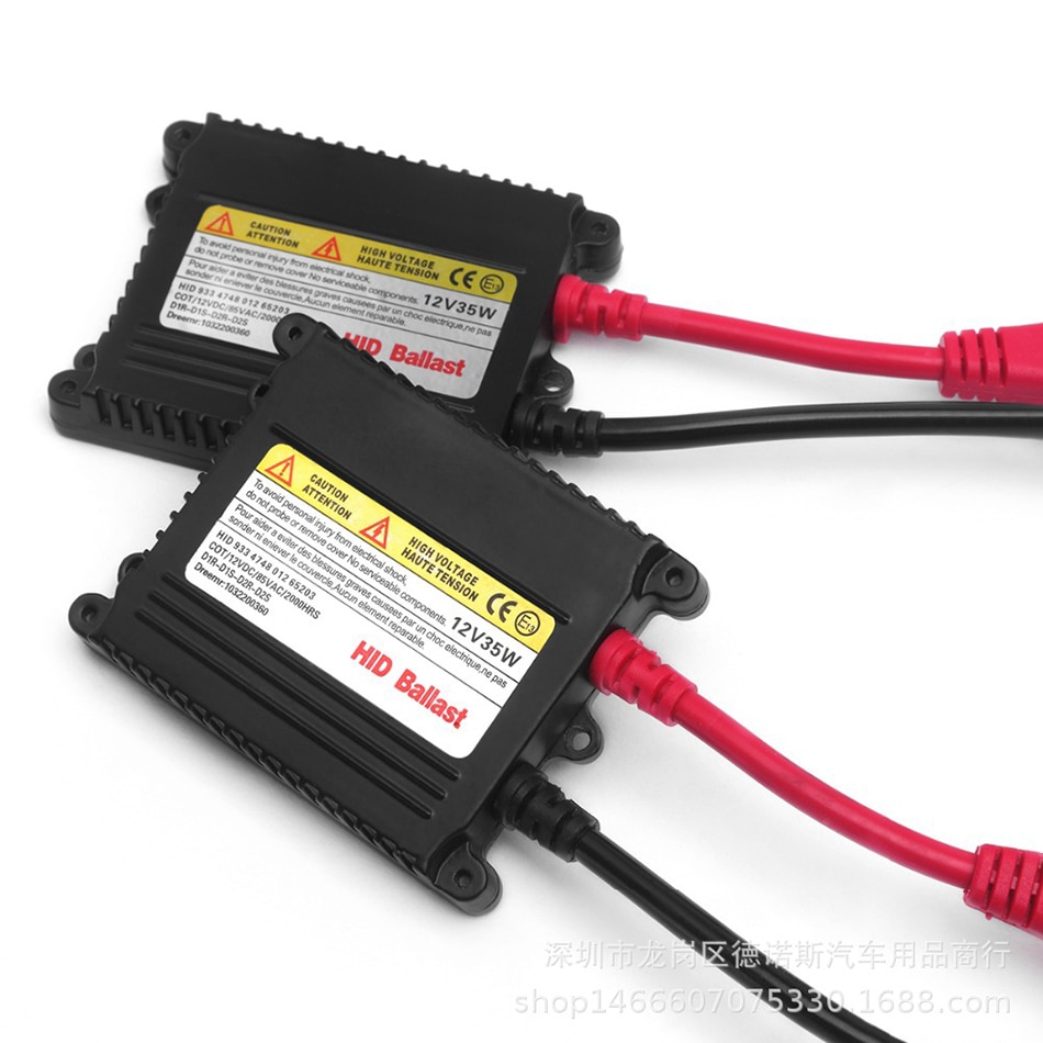 1/2 Pcs 35W/55W Super Slim Xenon Ballast DC 12V HID Ballast untuk H1 H3 H7 H8 H9 H11 9005 9006 H4 Modul Kontrol Lampu Mobil Kit