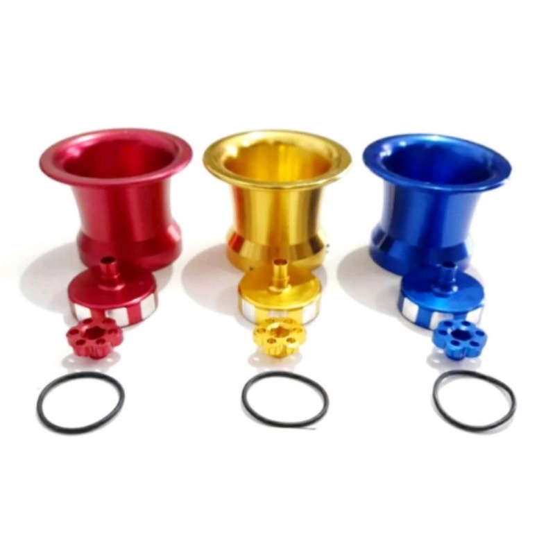 Corong Karbu Carbu Carburator 3in1 PE28 PWK28 PWL28 corong karbu plus tutup dan variasi stelan