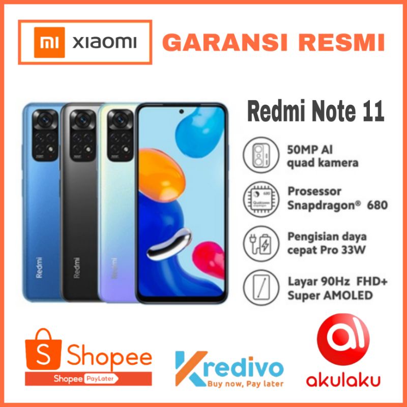 XIAOMI Redmi Note 11 (6GB/128GB) GARANSI RESMI-0
