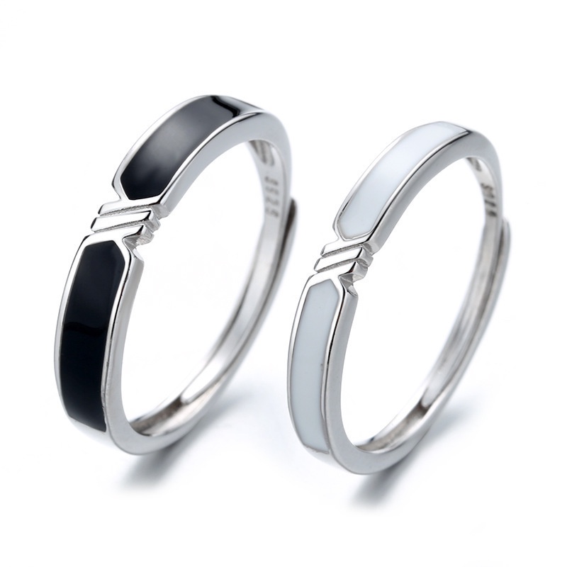 Cincin 925 Silver Pasangan Untuk Hadiah Valentine