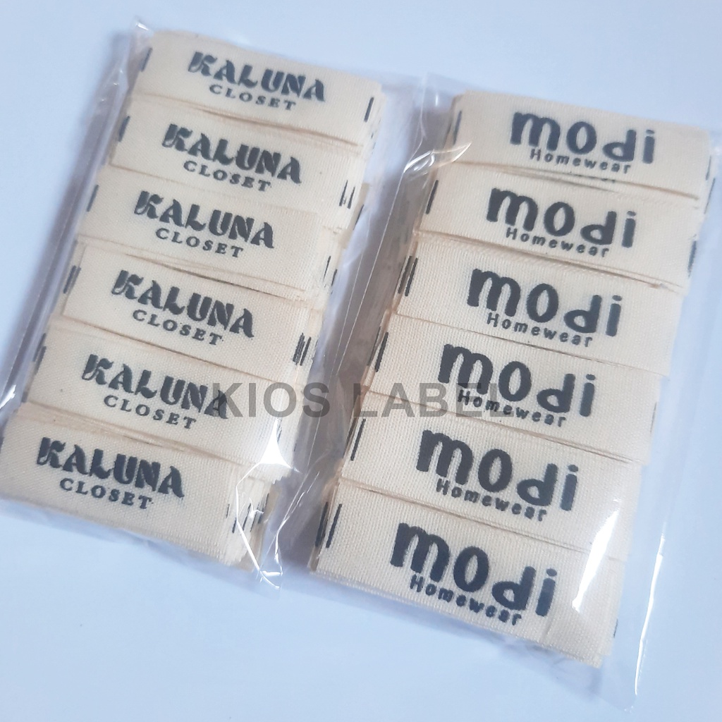 

Label baju pakaian label pita katun label hijab BONUS POTONG & DESAIN label kaos