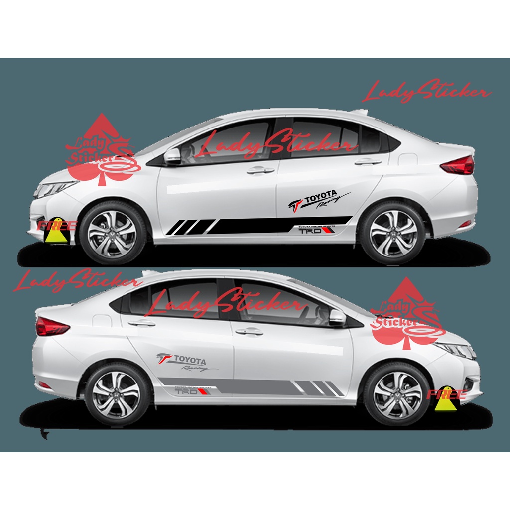 Sticker stiker mobil toyota vios altis striping sticker mobil vios camry soluna all sedan