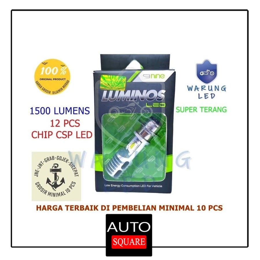 (PROMO) Lampu Led Motor Original Luminos Bebek Matik Beat Vario H6 AC DC