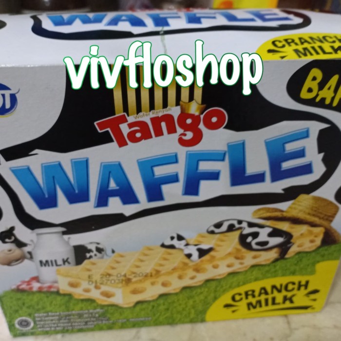 

Wafer-Biskuit- Tango Waffle Crunchox Kemasan Box (Isi 20) -Biskuit-Wafer.