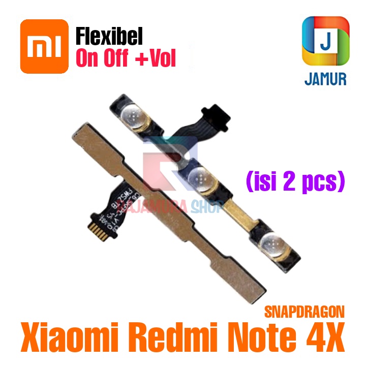 FLEXIBEL ON OFF VOL XIAOMI REDMI NOTE 4X SNAPDRAGON FLEXIBEL POWER XIAOMI REDMI NOTE 4X SNAPDRAGON