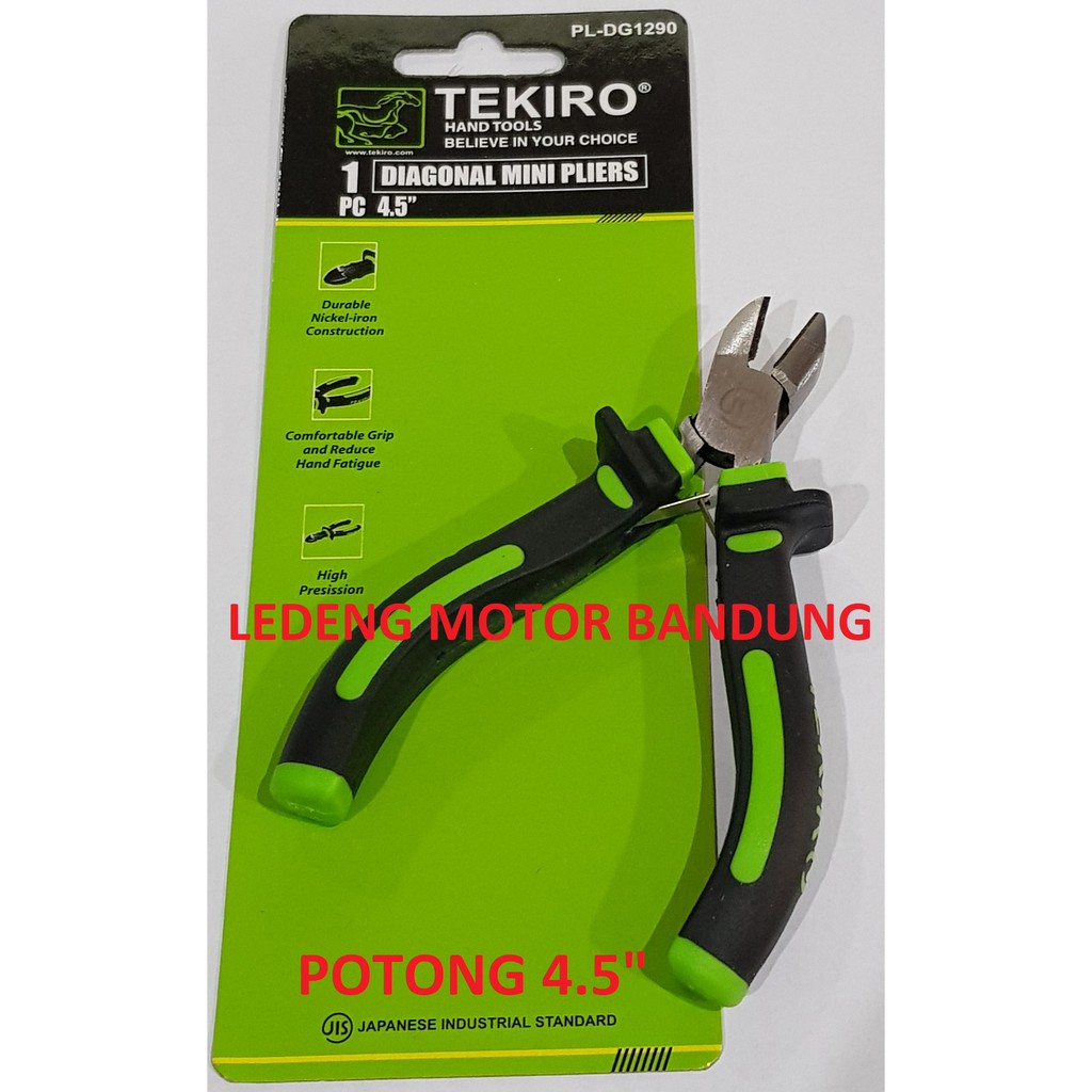 Tang Potong Tekiro 4.5 inci Gunting Nipper Tajam Diagonal Pliers 4.5&quot;