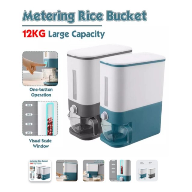 empat Beras / Dispenser Beras / Rice Box / Container Beras