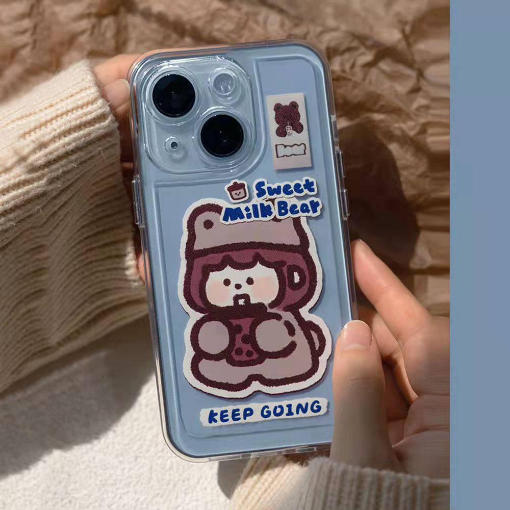 Case Bahan Akrilik Transparan Motif Perempuan Coklat 13 Pro 13prm Untuk iPhone 11 7Plus 8Plus Xr XS 13 12 Pro Max