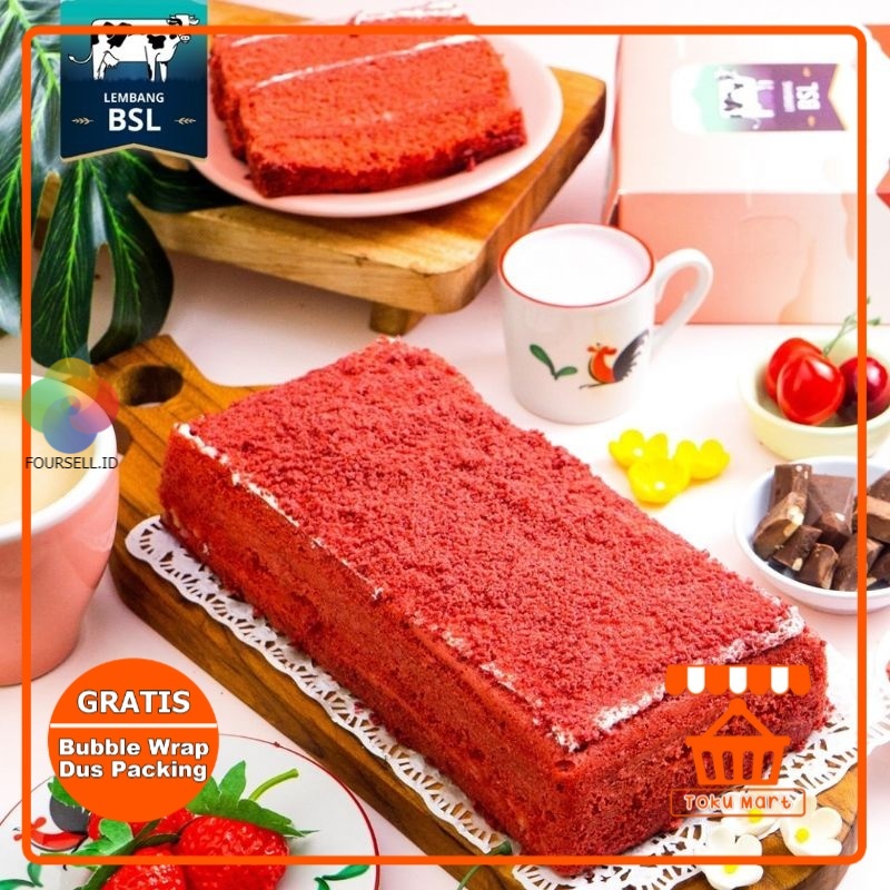 Jual Bsl Bolu Susu Lembang Red Velvet Packing Aman Oleh Oleh