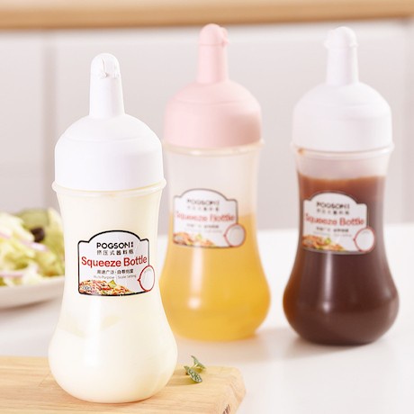 IMPORT- Botol Saus / Botol Minyak / Botol Kecap Portable 350ml Bahan Plastik