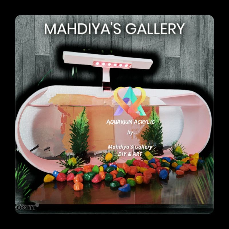 AQUARIUM AKRILIK FULLSET (depan blakang akrilik)