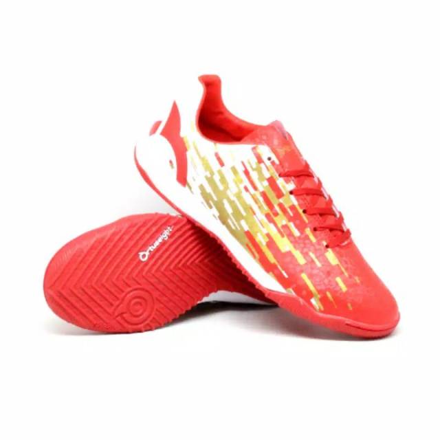 Sepatu Futsal Ortuseight Blizzard SE In Red Gold