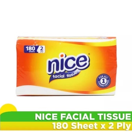 Nice Facial Soft Pack 250's | 180's-180'S 2 Ply