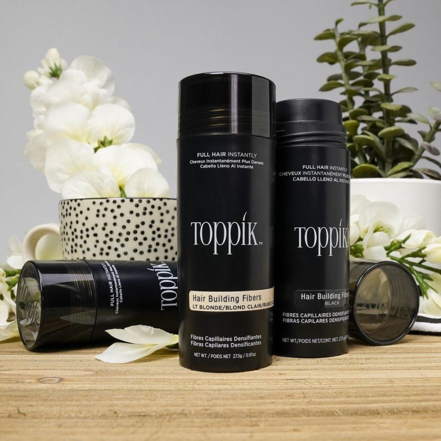 TOPPIK PENEBAL RAMBUT TIPIS HAIR BUILDING FIBER 27.5gr PELEBAT RAMBUT