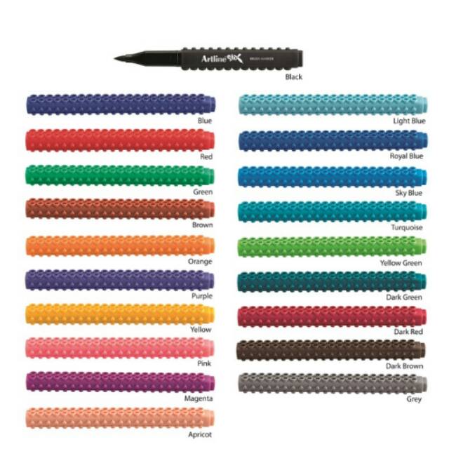 

Artline Stik brush marker Full Color