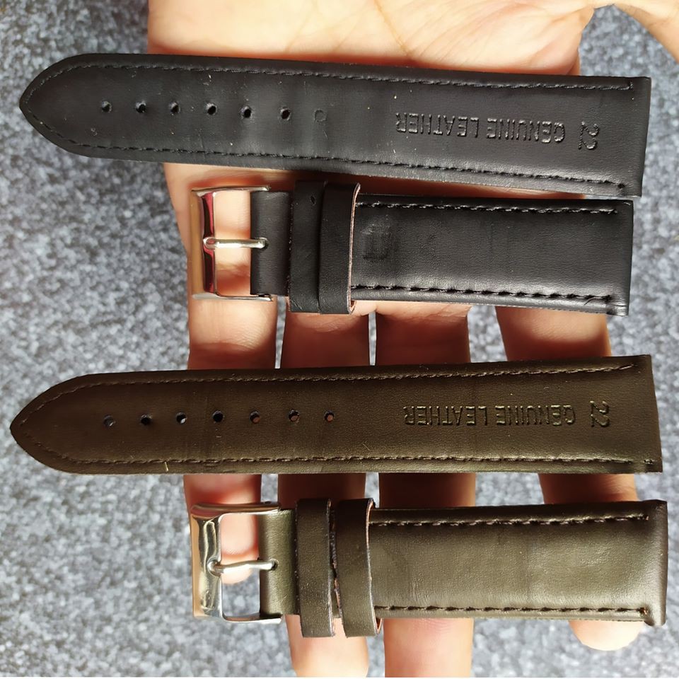 Tali kulit jam tangan  strap genuine leather 22mm 24mm