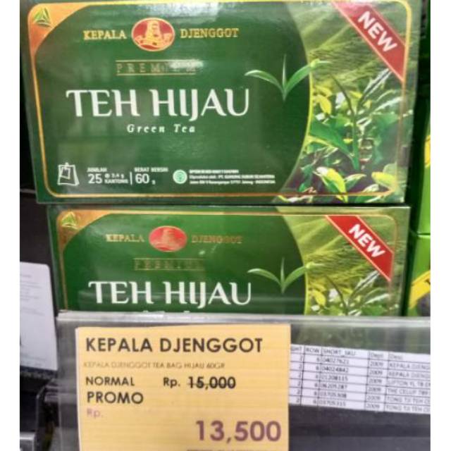 Spesial Promo Teh Hijau Celup Kepala Djenggot