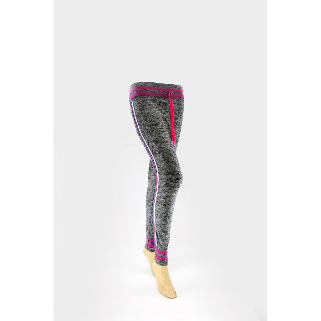 #9125-4 Celana legging wanita import bahan halus lentur sport real pic