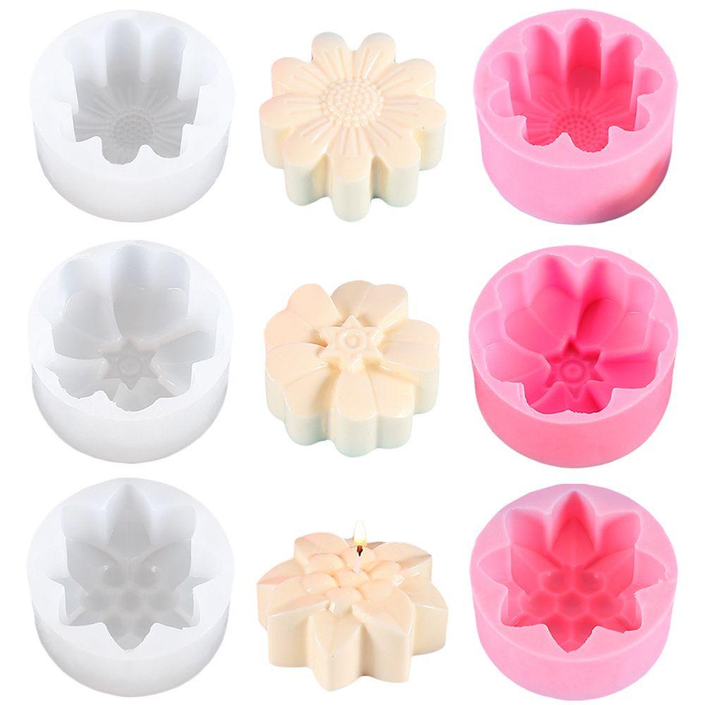 R-FLOWER Candle Mold Creative Handicrafts Casting Tool Cake Molds