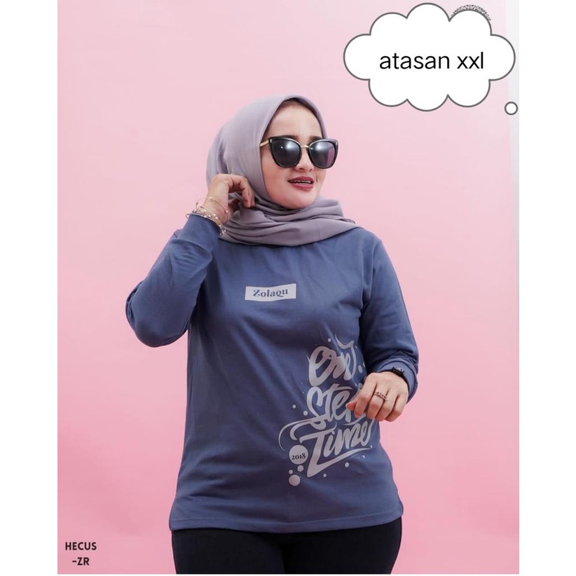 BISA COD✔️BLOUSE ZOLAQU / XXL BLOUSE WITH YOU / ATASAN ZOLAQU LENGAN PJG