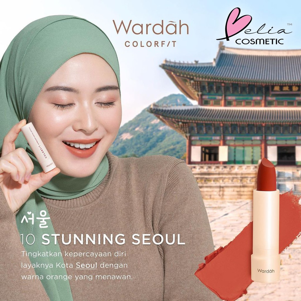 ❤ BELIA ❤ WARDAH Colorfit Ultralight Matte Lipstick 3.6g | lipstik mate wardah