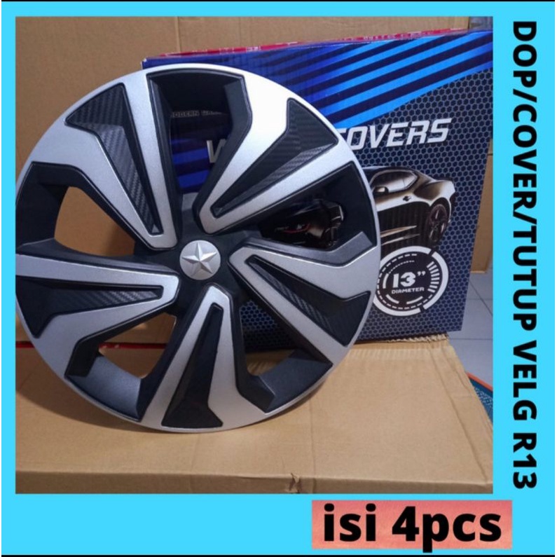 DOP VELG RING 13 BAHAN BAGUS CLIPER KUAT UNIVERSAL