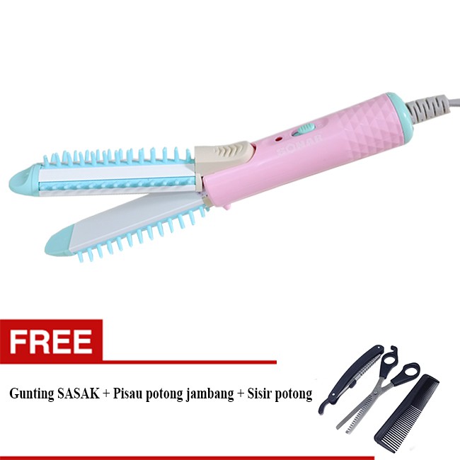 Mini iron brush 2in1 Sonar SN-013 , catokan 2in1 , sisir blow, sisir catok, catokan mini,hairdryer