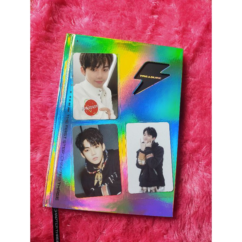 [Booked] Album Only Ch3 Treasure Black Ver Choi Hyunsuk Astronot Benefit Ktown4u 1st Edition PC