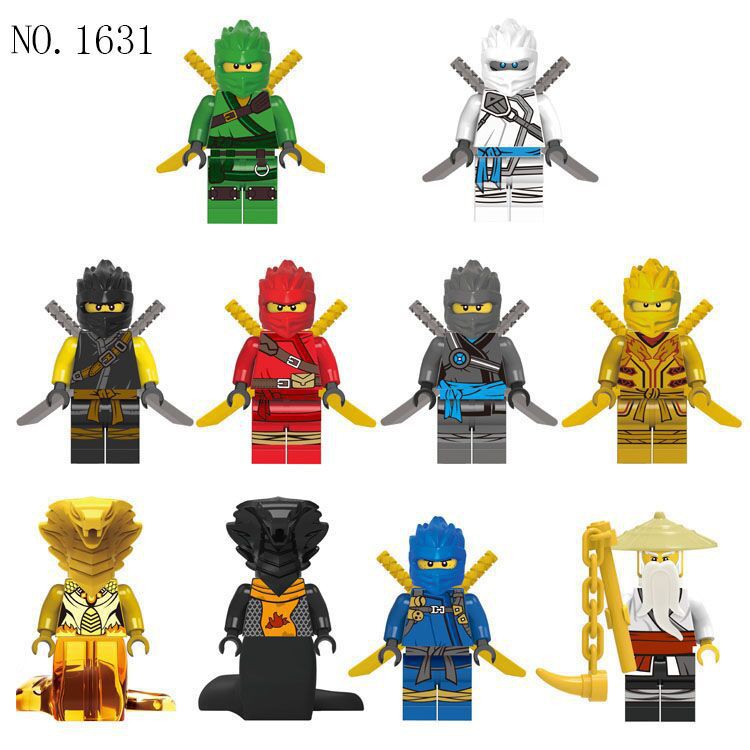 38pcs Mainan Balok Bangunan Ninjago Kai Jay Lloyd Mini Figure Untuk Hadiah Anak Laki-Laki