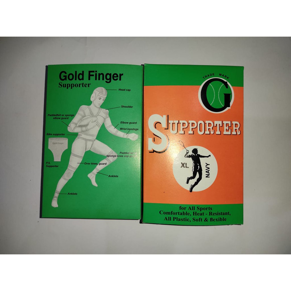 Gold Finger ~ 1 Pcs Aksesoris Olahraga, Sports Supporter, Korset Olahraga ~ Sahabi