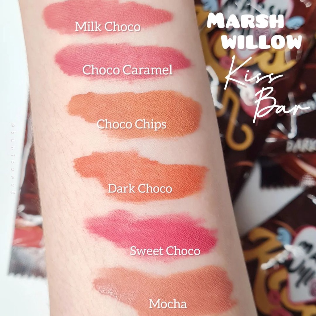 Marshwillow Kiss Bar Lip Cream With Vit E by Natasha Wilona - Lipstick Choco Series