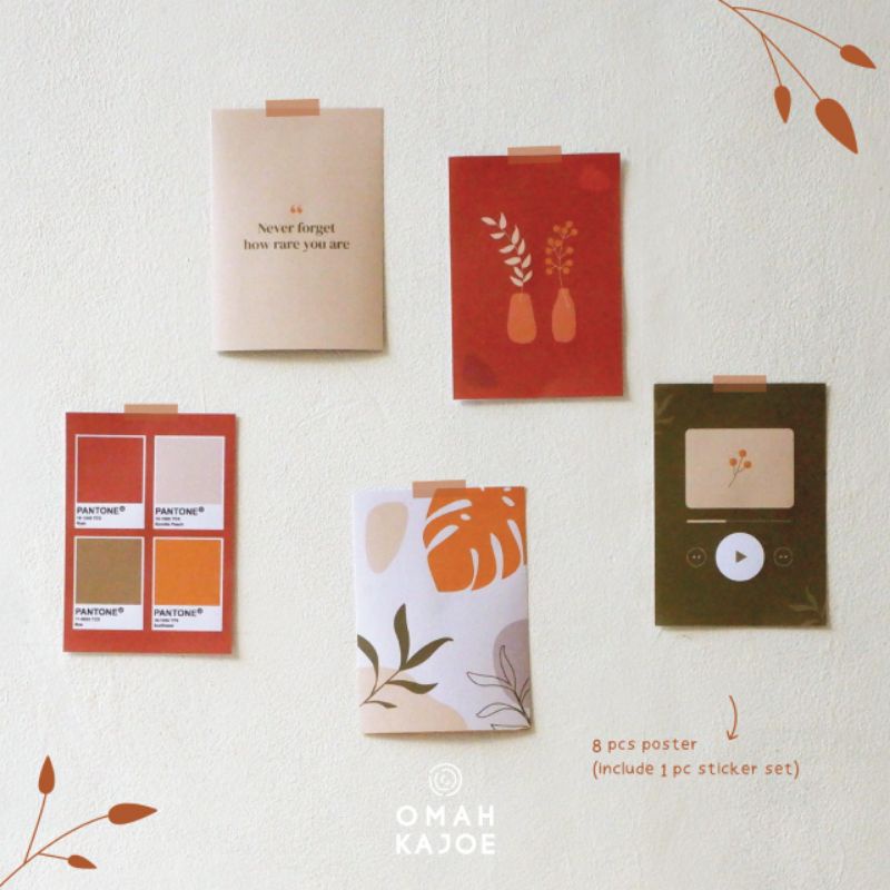 Poster Dinding / Hiasan Dinding Estetik