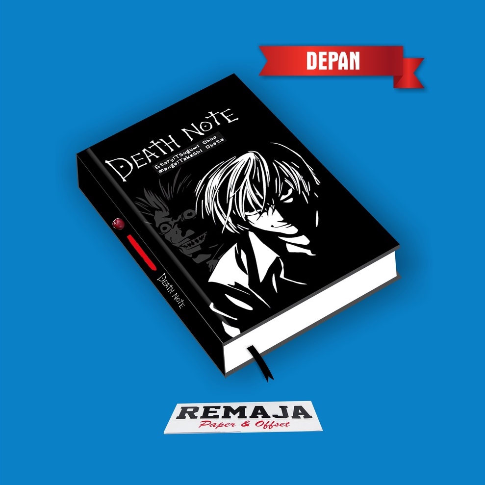 

Pocket book/Notebook Hardcover Death Note CODE 3 A6 & A5 / buku tulis catatan notes