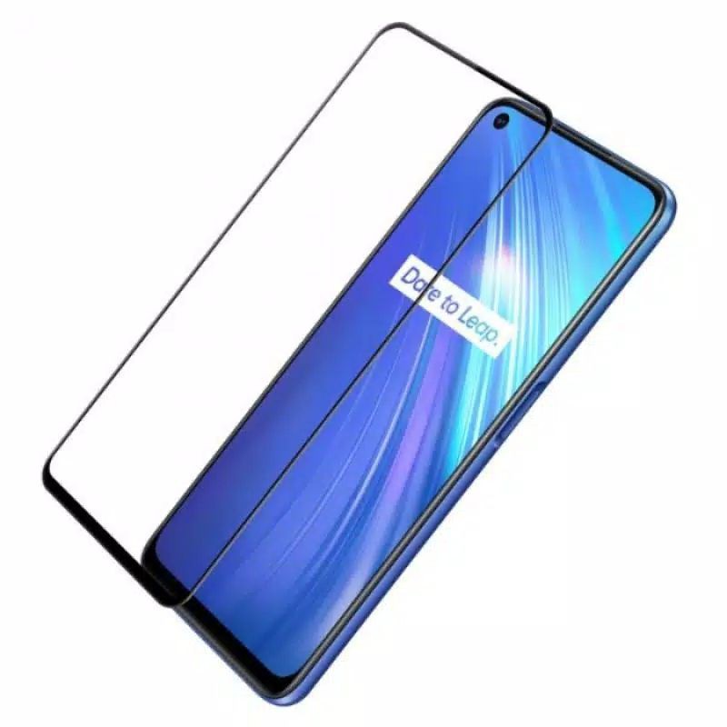 Tempered Glass Realme 6 Full Cover Premium Quality