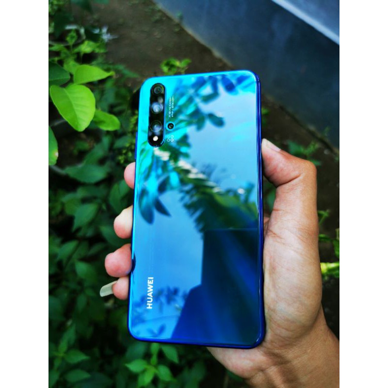 huawei nova 5t seken second bekas 128gb rom 8gb ram kirin 980 fullset original-crush blue
