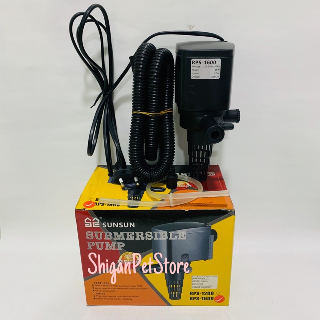SUNSUN RPS 1600 Submersible Pump / Pompa Air Celup Aquarium RPS1600