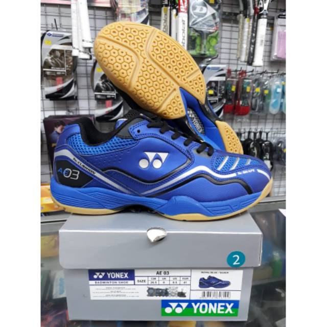SEPATU BADMINTON YONEX ALL ENGLAND 03 - ROYAL BLUE / SILVER  -  ORIGINAL