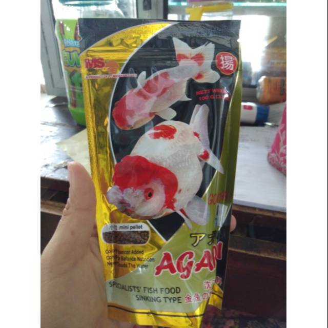 Pelet tengelam pelet ikan agaru gold fish