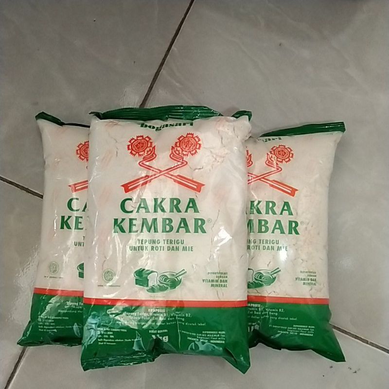 

Terigu Cakra Kembar kemasan 1kg