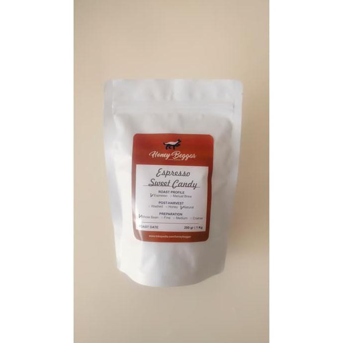

Kopi Espresso Sweet Candy 250gr | Biji/Bubuk Kopi 100% Specialty Arabi