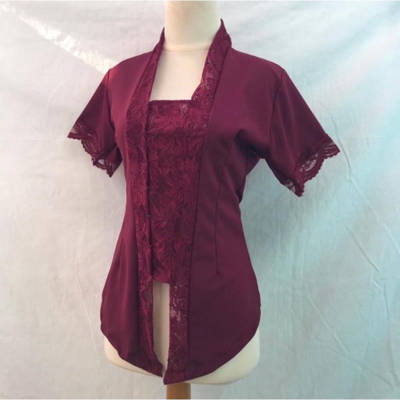 Kebaya moscref mix sofia/kebaya wisuda/kebaya modern/kebaya bali/kebaya murah-1