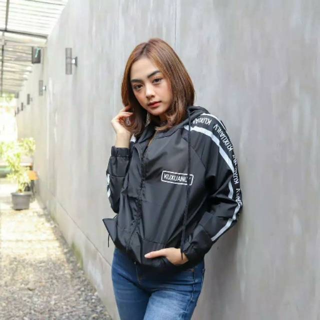 New Jaket Wanita // Ando Jaket Black